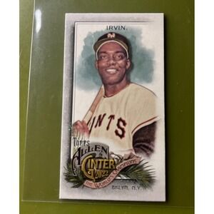 2022 Topps Allen & Ginter Mini Monte Irvin New York Giants #273